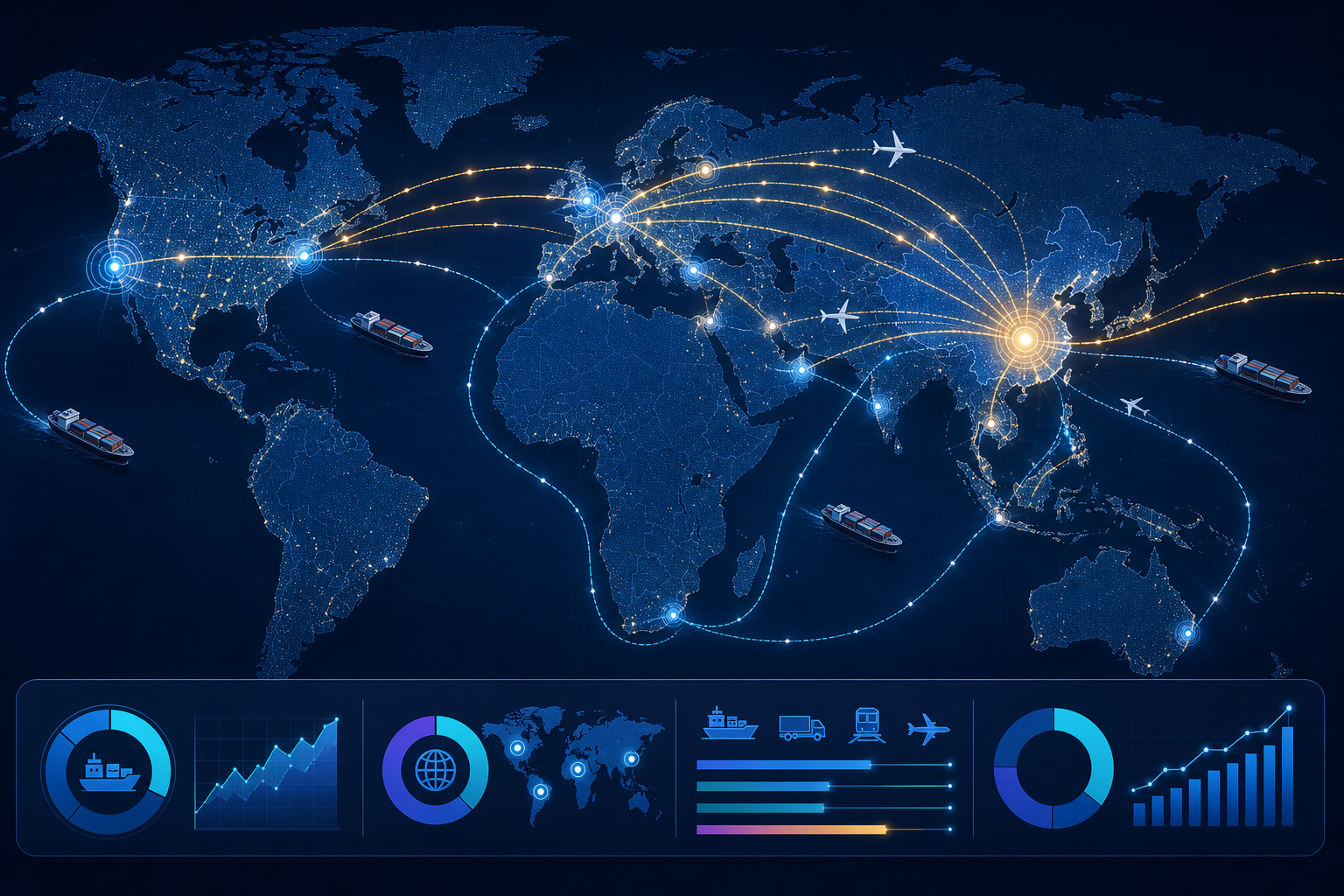 Global fulfillment lanes from a centralized China operations hub