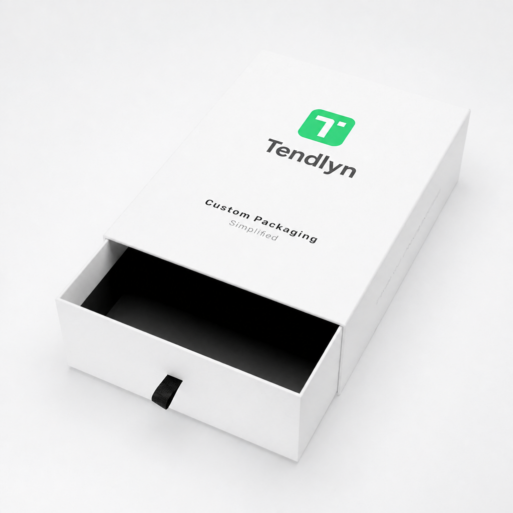Tendlyn Rigid Drawer Box with Ribbon