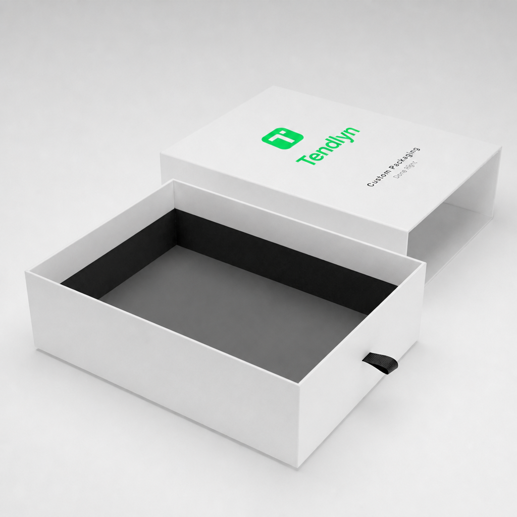 Tendlyn Rigid Drawer Box with Ribbon