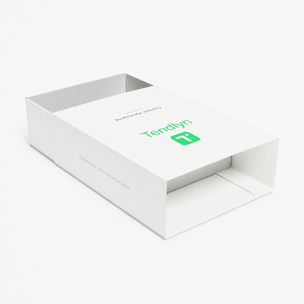 Tendlyn Foldable Tray and Sleeve Box with Thin Walls