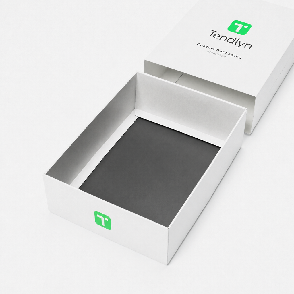 Tendlyn Foldable Tray and Sleeve Box with Thin Walls