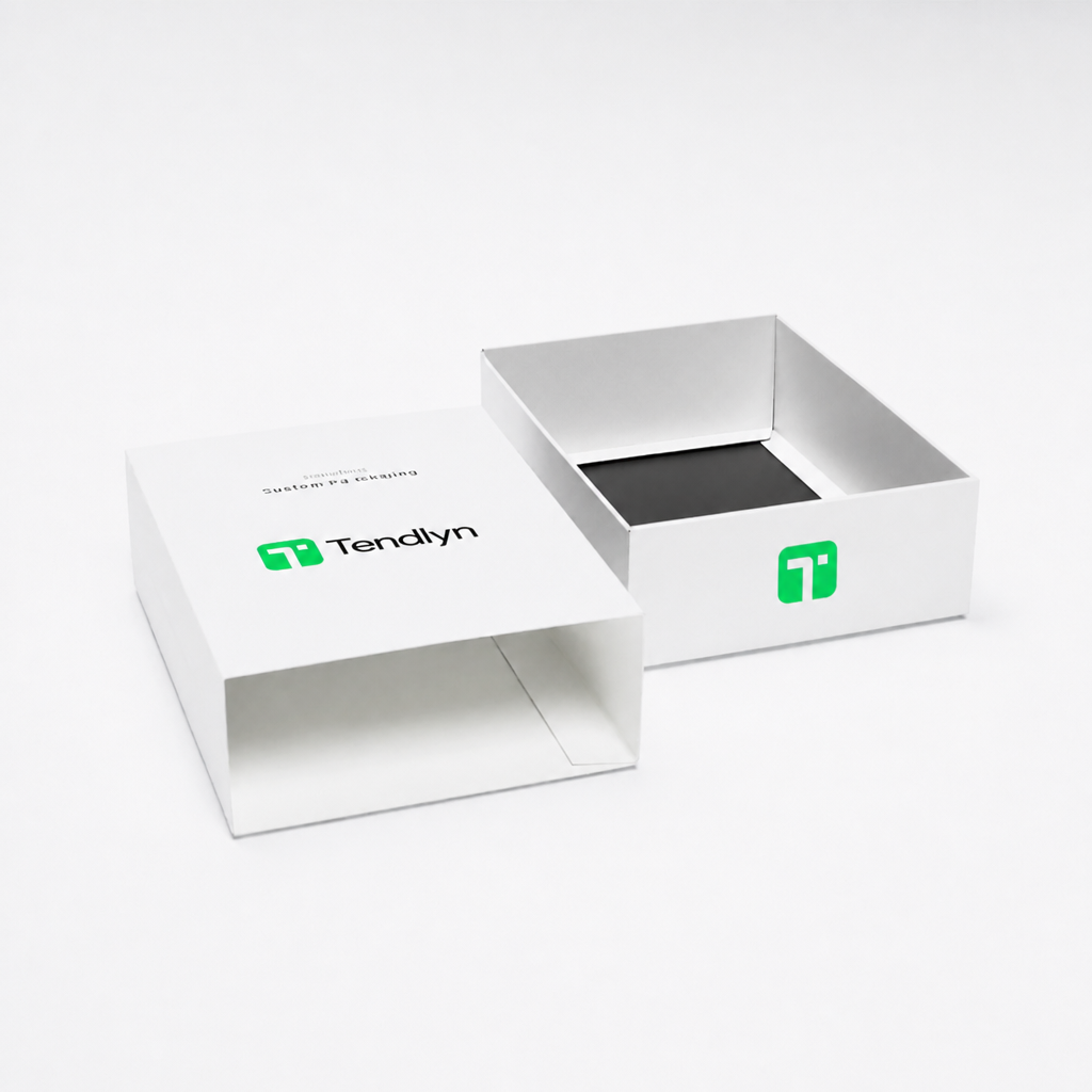 Tendlyn Foldable Tray and Sleeve Box with Thin Walls